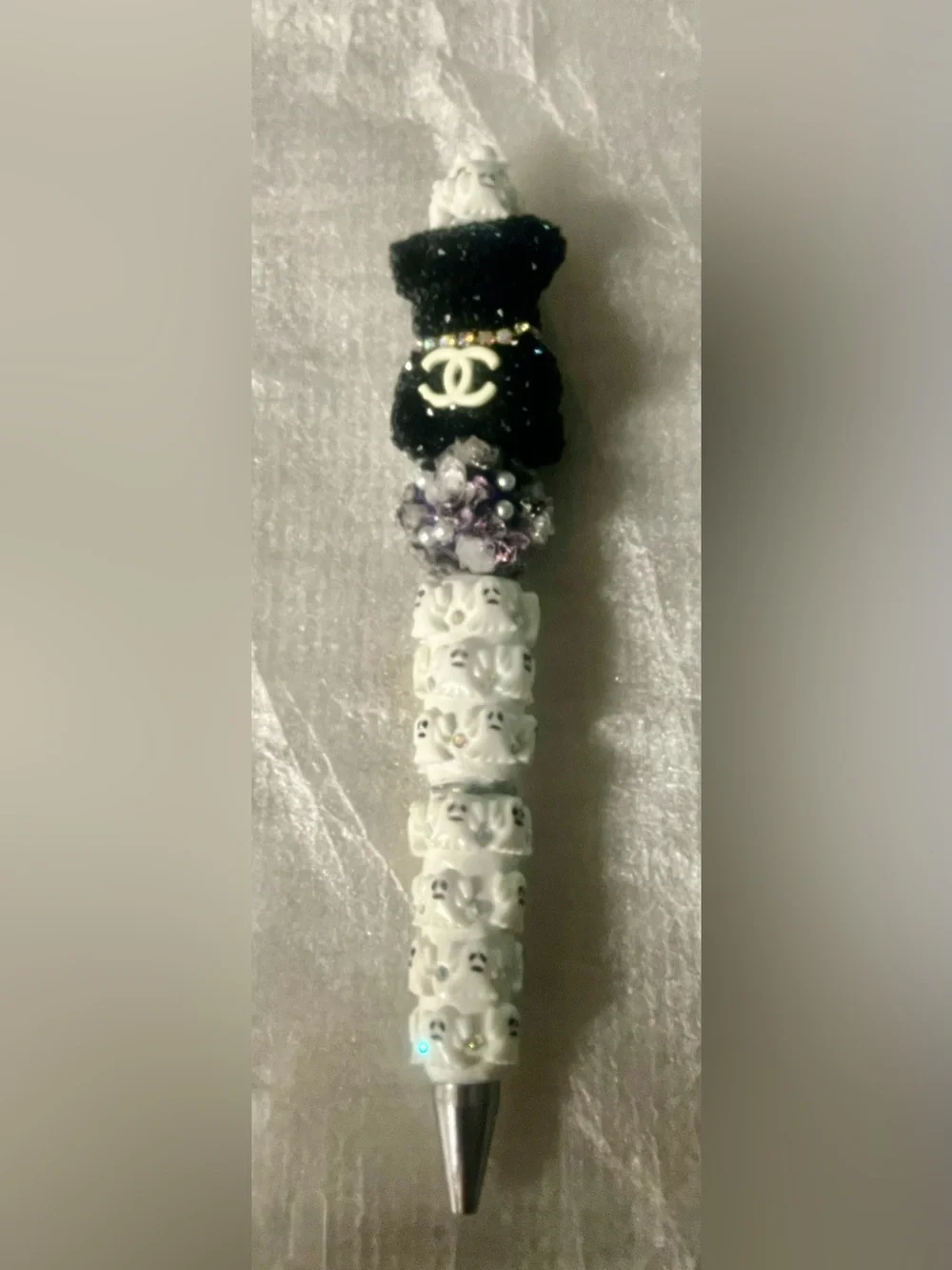 Halloween Bear Handcrafted Pen